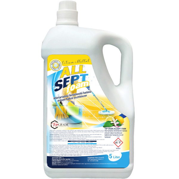 TOP GRADE ALLSEPT FOAM – CITROM ILLATTAL