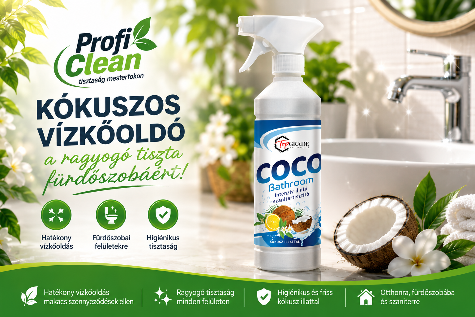 Kókuszos vízkőoldó